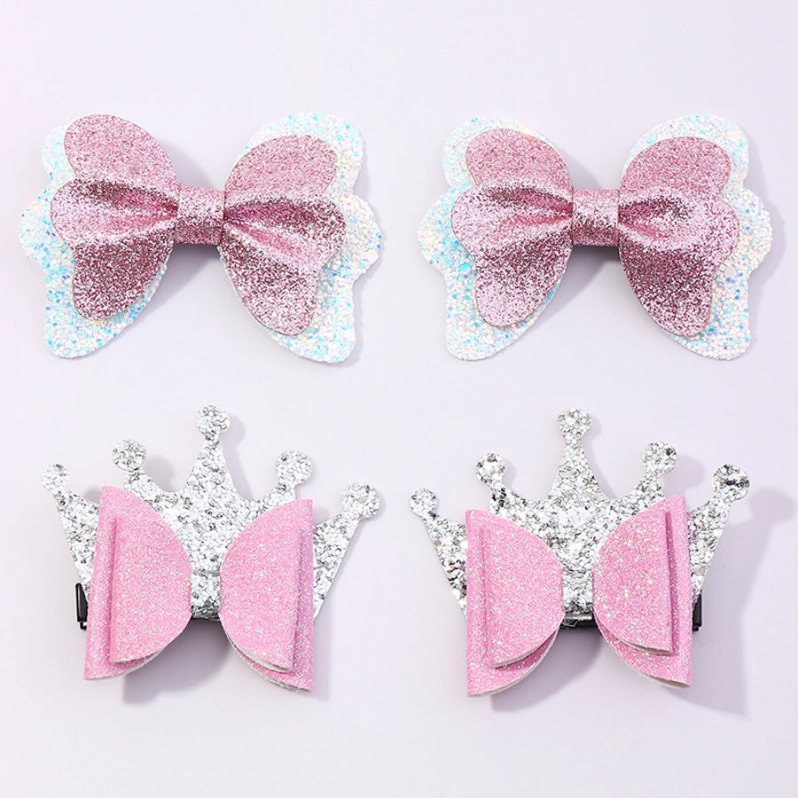 bows crown hairpin