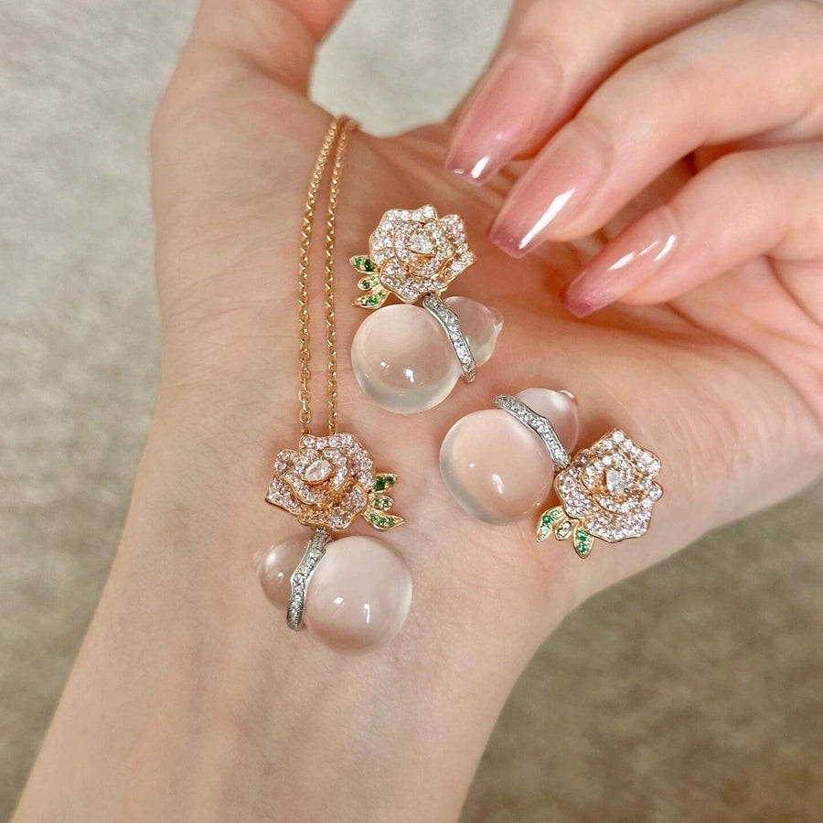 925 Sterling Silver Plating Flowers Plant Flowers