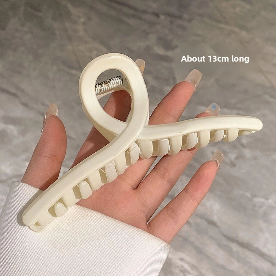 new 15CM oversized frosted hair clip female shark clip high-grade hair volume multi-head updo hair clip