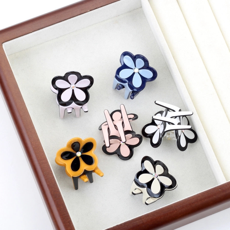 Women's Lady Floral Acetic acid sheets Hair Claws