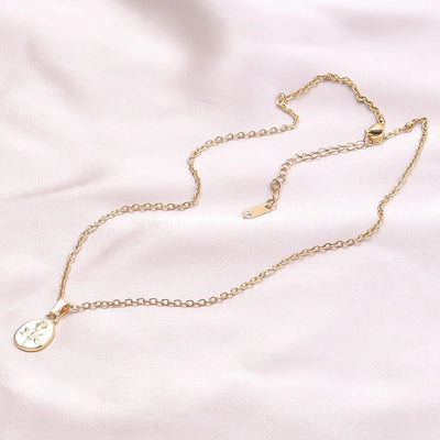 Jewelry Basic Modern Style Classic Style Flower 304 Stainless Steel 18K Gold Plated Plating Pendant Necklace
