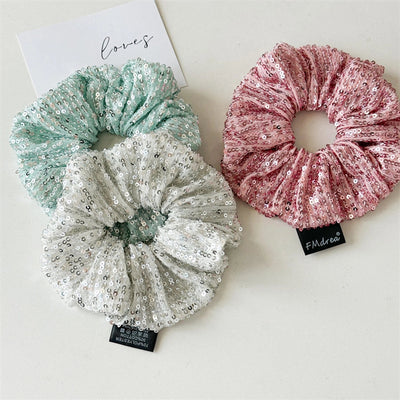 Women's Sweet Geometric Sequin Hair Tie