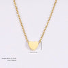 Jewelry IG Style Simple Style Commute Heart Shape 304 Stainless Steel 18K Gold Plated Plating Pendant Necklace