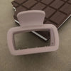 retro solid color plastic hair claws