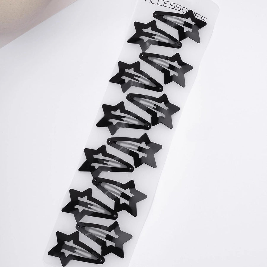 women's basic star alloy hair clip