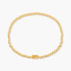 Simple Style Rectangle 201 Stainless Steel 304 Stainless Steel 18K Gold Plated Zircon Beaded Chain Bracelets In Bulk