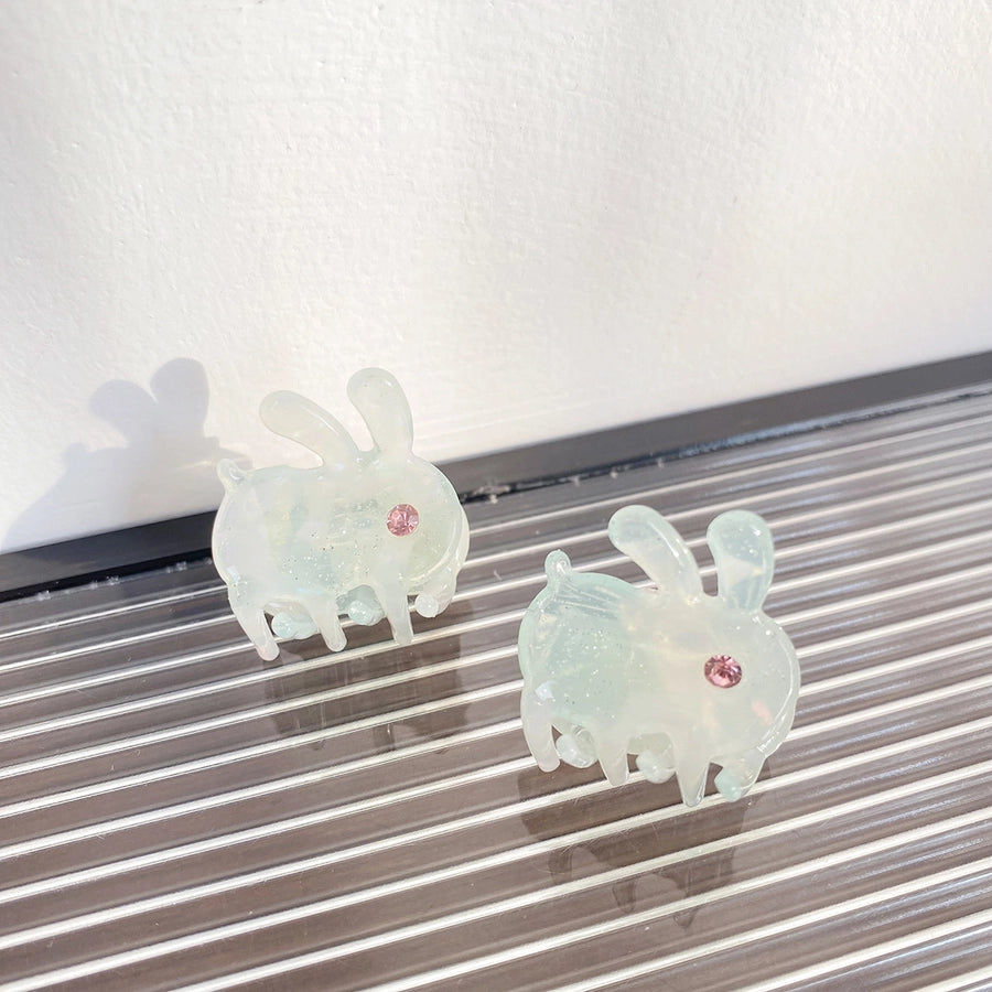 Beautiful Mini Acetate Rabbit Grip Stylish Graceful Simple High Sense All-Matching Elegant Hair Clips Hair Accessories Headwear for Women