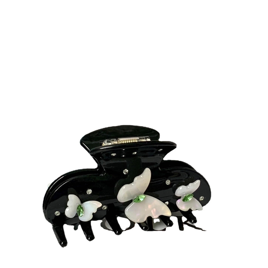 original design flower butterfly acetic acid sheets diamond hair claws