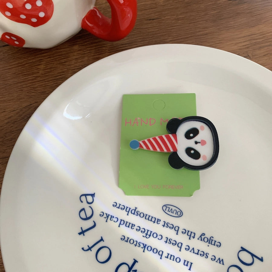 Women's Simple Style Classic Style Color Block Arylic Patchwork Hair Clip