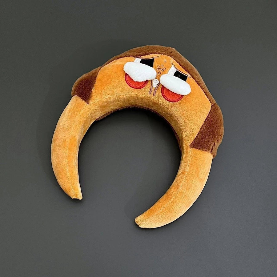 new cartoon crybaby crying baby hairband sweet cute girl wash hair band net red hair card headdress