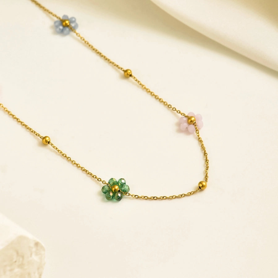 Copper Flower Copper Necklaces