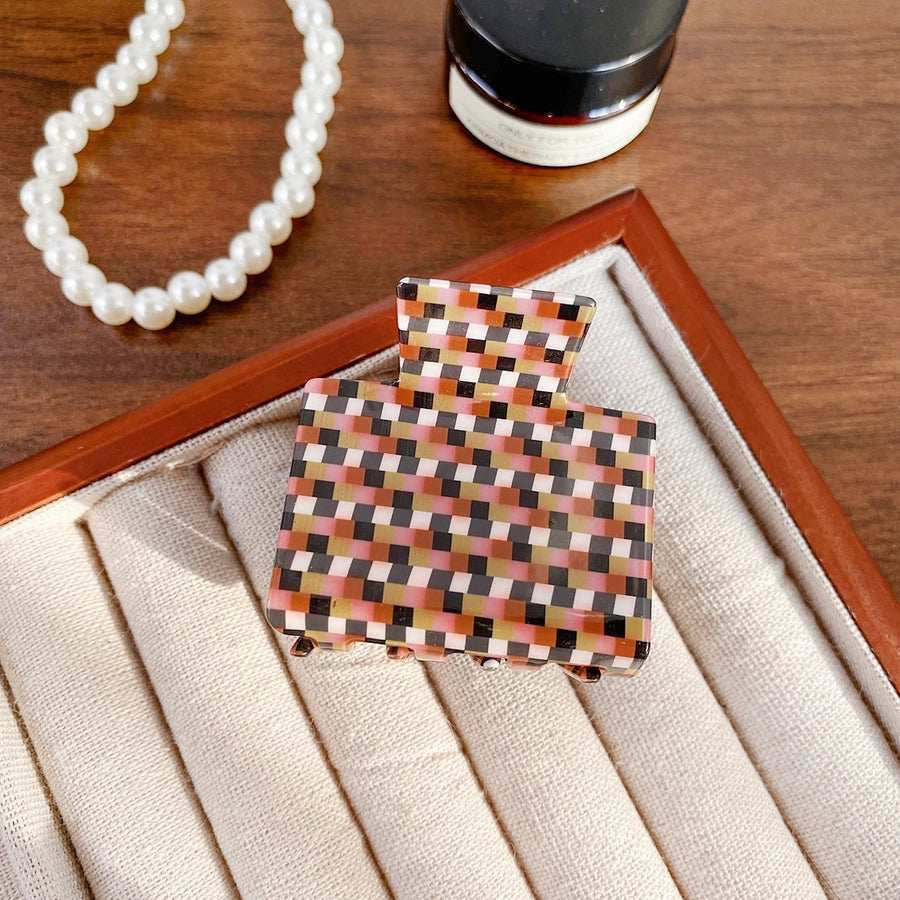 Women's Simple Style Classic Style Color Block Arylic Hair Claws