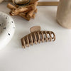 new milk tea coffee color clip elegant temperament hairpin simple hair accessories