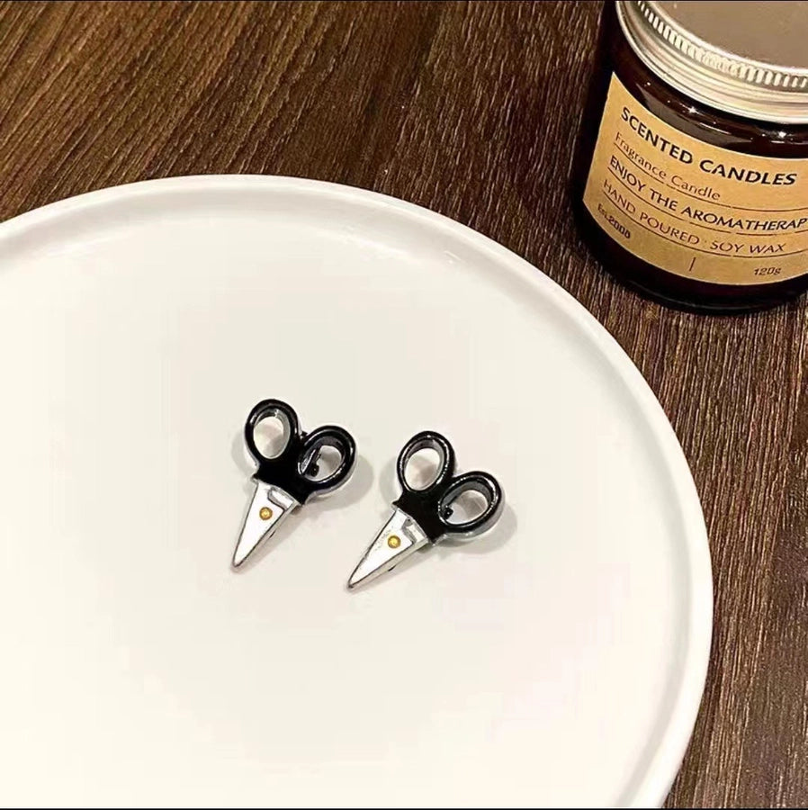 Women's Funny Cool Style Scissors Bulb Mixed materials Hair Clip