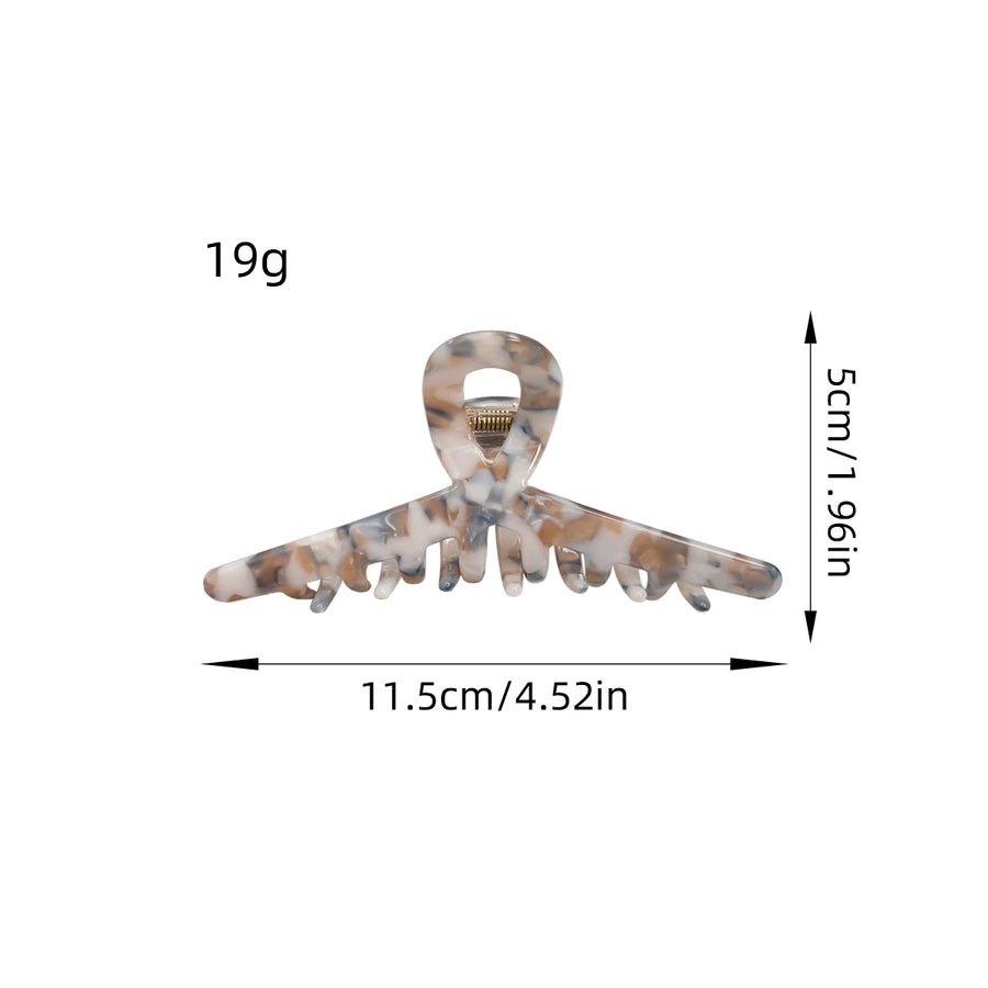 Women's Casual Marble Acetic acid sheets Hair Claws