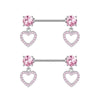 1 Piece 1 Set 1 Pair Belly Rings Simple Style Solid Color 304 Stainless Steel Inlay Rhinestones Belly Rings