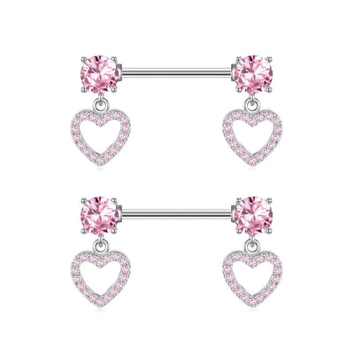 1 Piece 1 Set 1 Pair Belly Rings Simple Style Solid Color 304 Stainless Steel Inlay Rhinestones Belly Rings