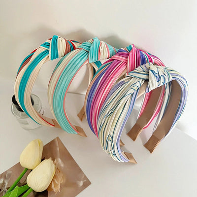 modern style multicolor cloth handmade hair band