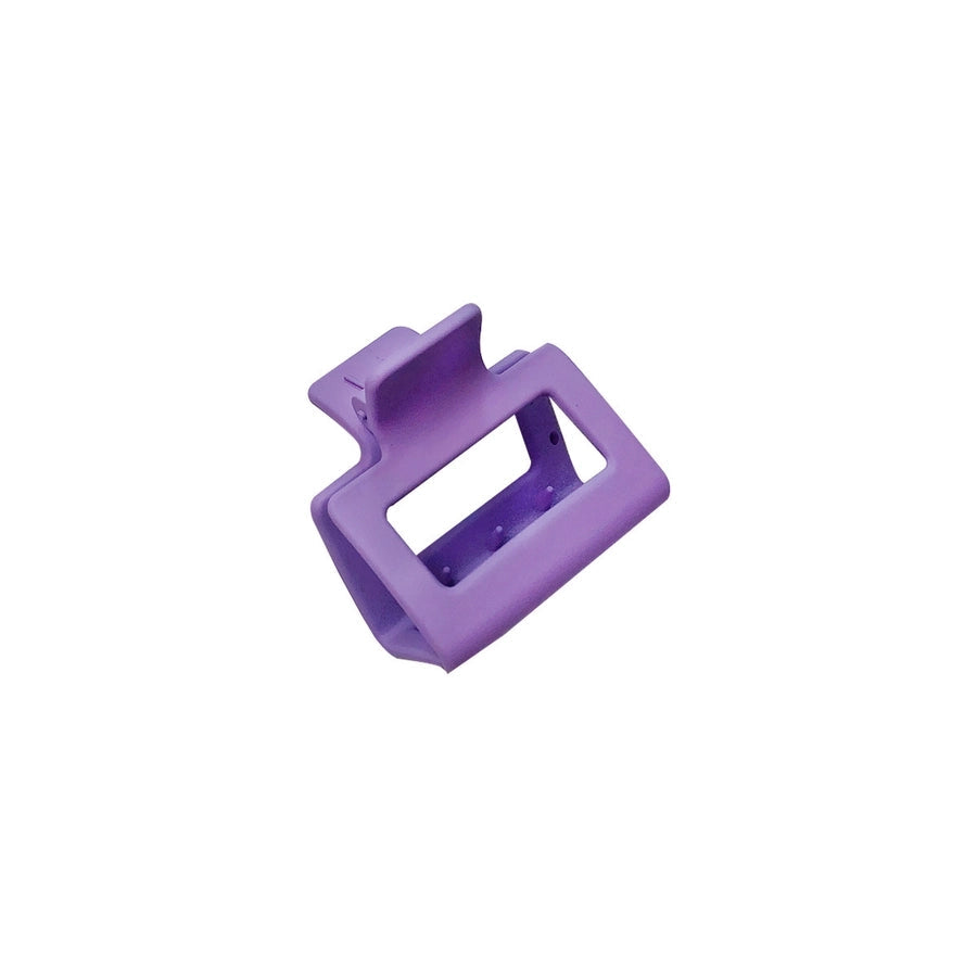 simple style solid color arylic hair claws 1 piece