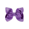 fashion bow knot polyester rib hair clip