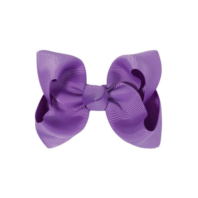fashion bow knot polyester rib hair clip