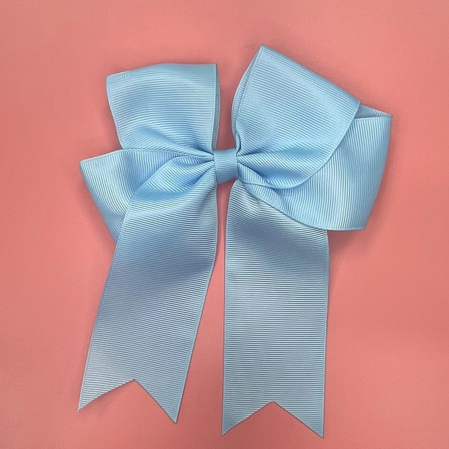 fashion solid color cloth bowknot hair clip 1 piece