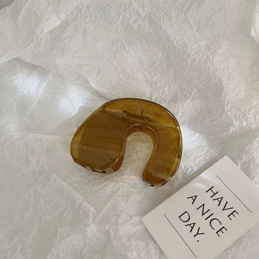 women's ig style geometric plastic stoving varnish hair claws