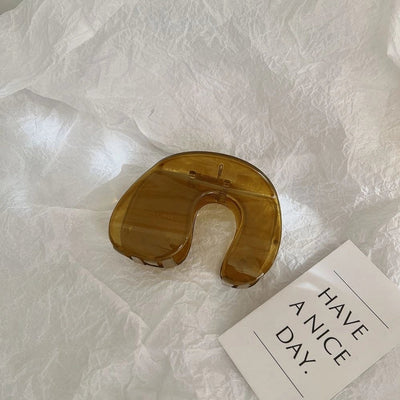 women's ig style geometric plastic stoving varnish hair claws
