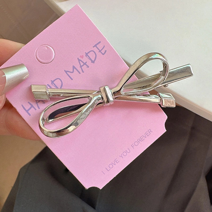 Women's Princess Bow Knot Alloy Hair Clip