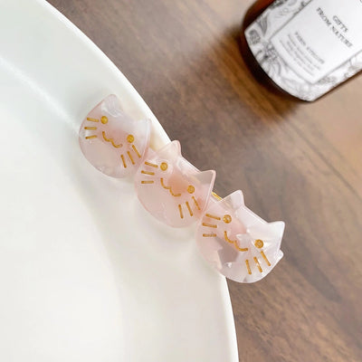 Women's Cute Cat Acetic acid sheets Hair Clip