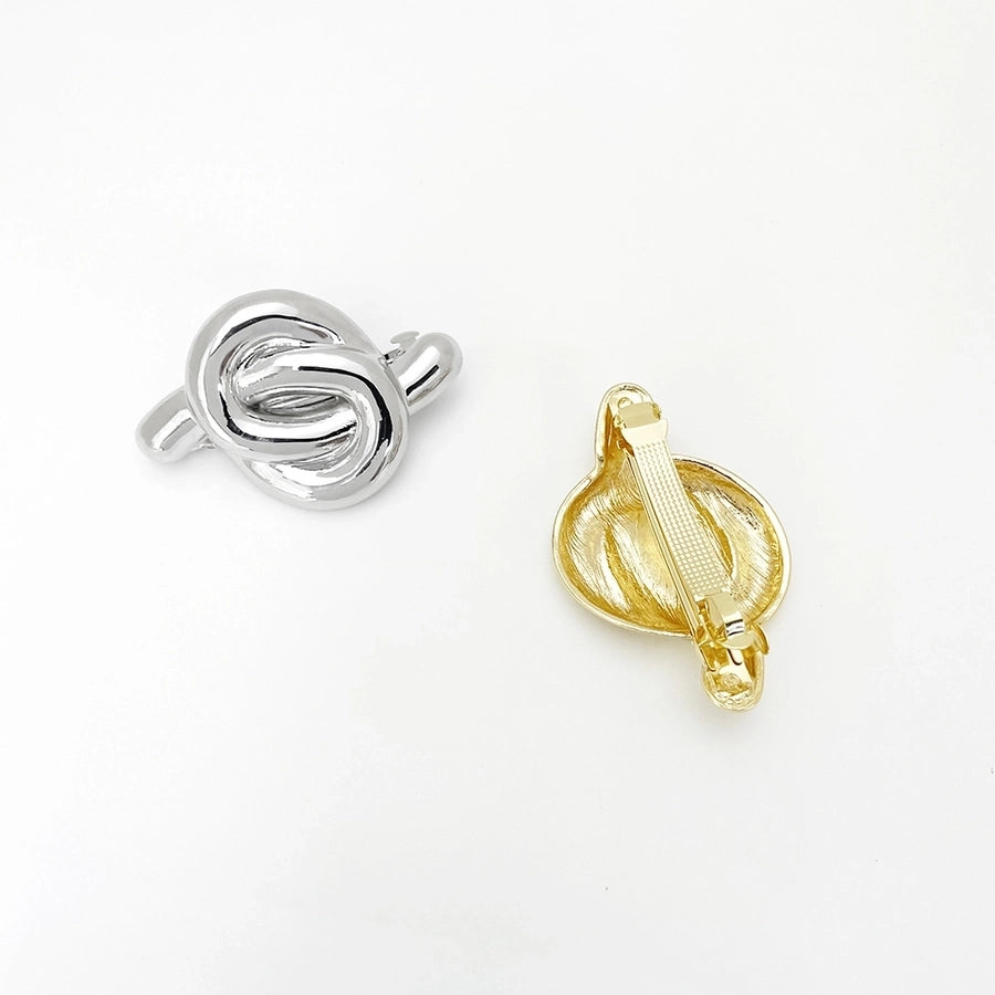 Women's Simple Style Classic Style Solid Color Alloy Criss Cross Tassel Plating Hair Clip