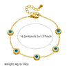 Modern Style Classic Style Eye 304 Stainless Steel Bracelets In Bulk
