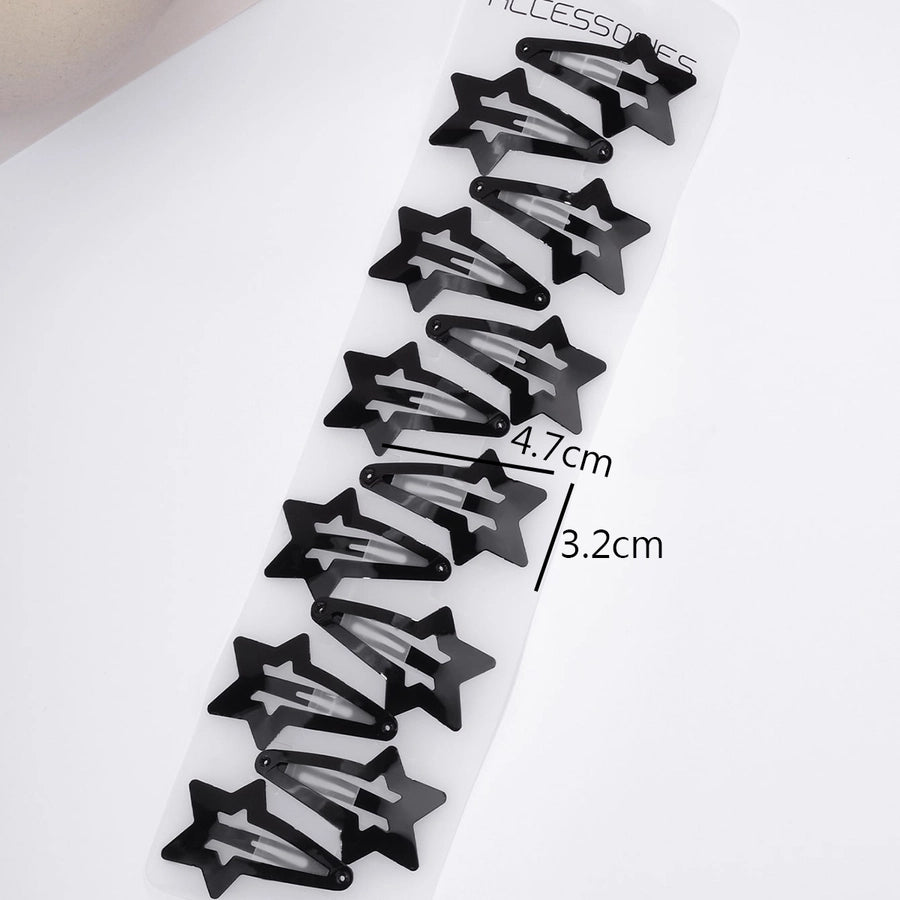 women's basic star alloy hair clip