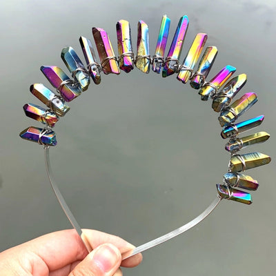 Women's Shiny Geometric Crystal Hair Band