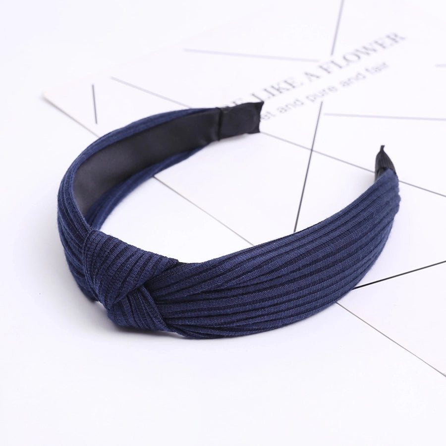 fashion solid color cloth handmade hair band 1 piece