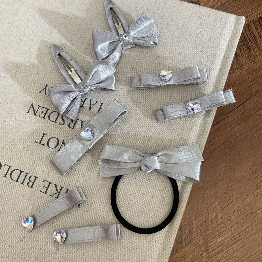 Women's Elegant Streetwear Bow Knot Leather Hair Clip Hair Tie