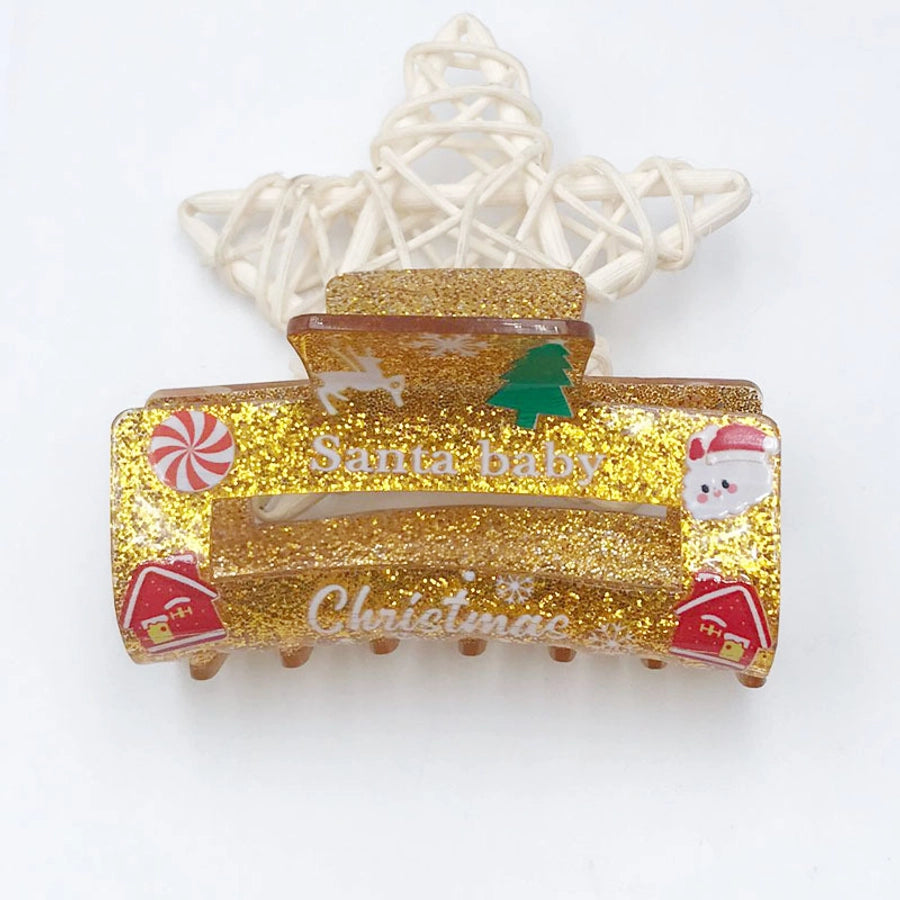 Women's Simple Style Classic Style Letter Arylic Printing Hair Claws