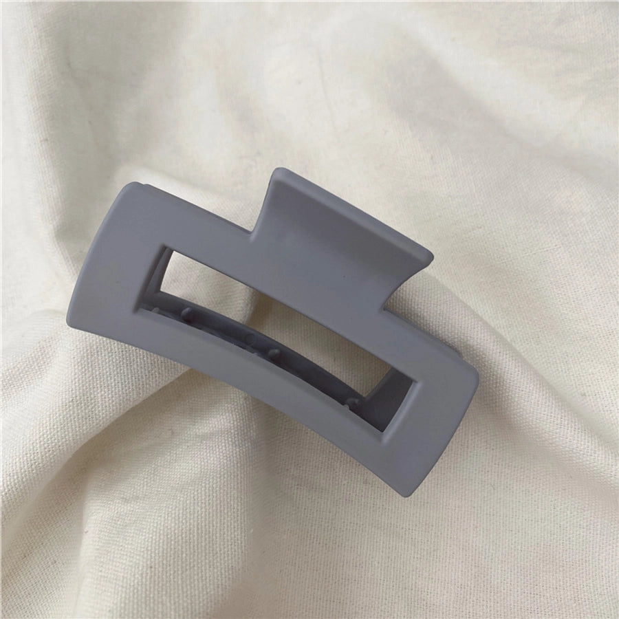 simple style solid color plastic hair claws