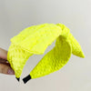 2024 Fashion Bowknot Headband Women's Korean-Style Fabric Face Wash Hair Accessories  Outing Simple Hairband Headdress