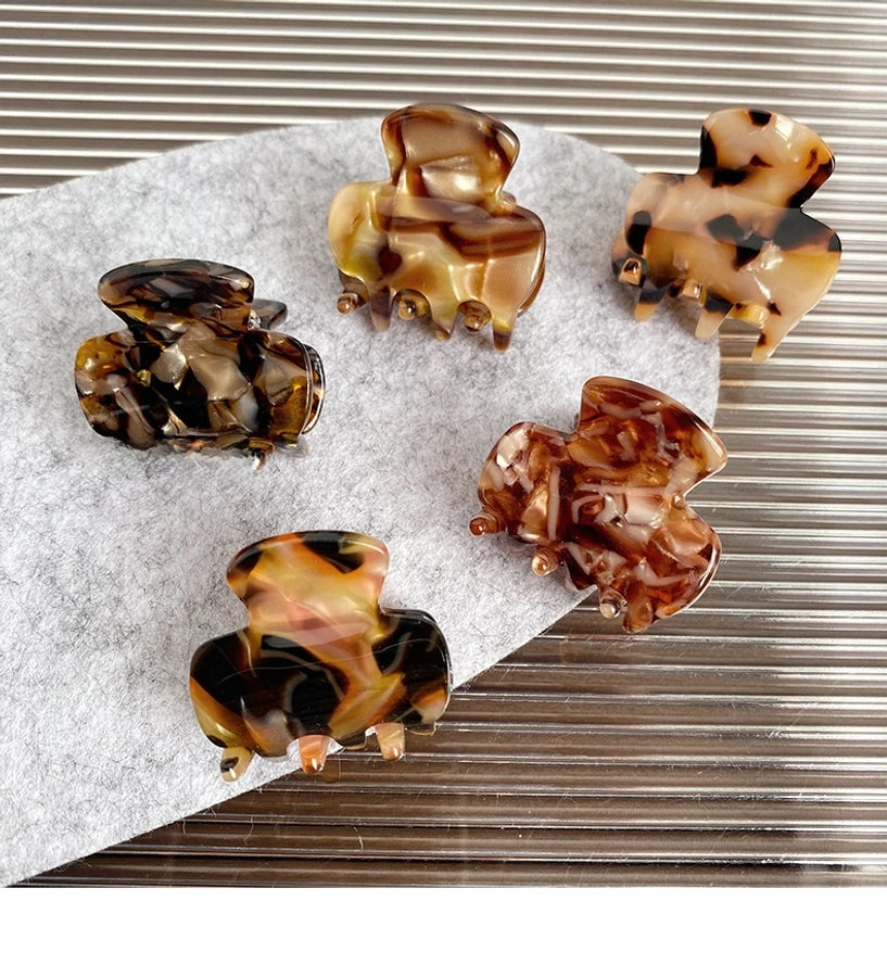 Beautiful Mini small size acetate grip bangs clip side broken hairpin hairpin air texture shark clip ponytail headdress