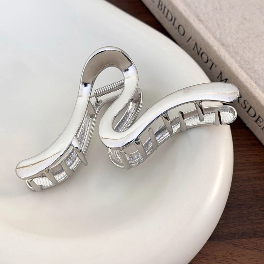 Women's Elegant Lady Classic Style Geometric Alloy Hair Claws