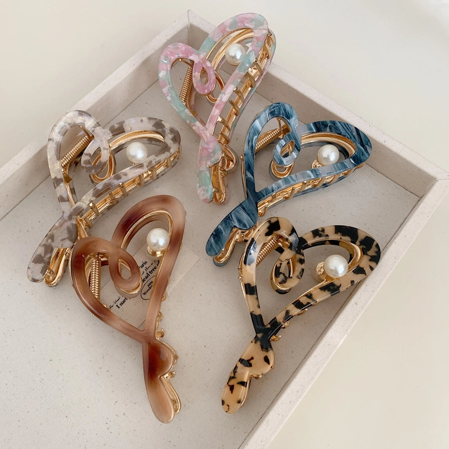 Women's Casual Simple Style Streetwear Geometric Alloy Acetic acid sheets Hair Claws