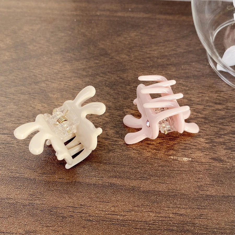 Beautiful Mini Acetate Rabbit Grip Stylish Graceful Simple High Sense All-Matching Elegant Hair Clips Hair Accessories Headwear for Women