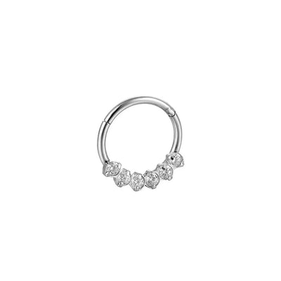 1 Piece Nose Rings & Studs Simple Style Round 304 Stainless Steel Nose Rings & Studs