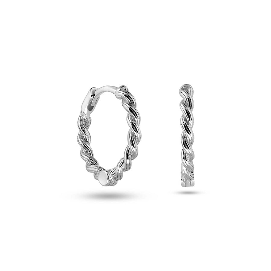 1 Pair Casual Simple Style Solid Color Copper Earrings