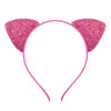 cute cat ears cloth sequins hair band 1 piece