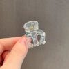 retro geometric transparent acrylic small catch clip wholesale nihaojewelry