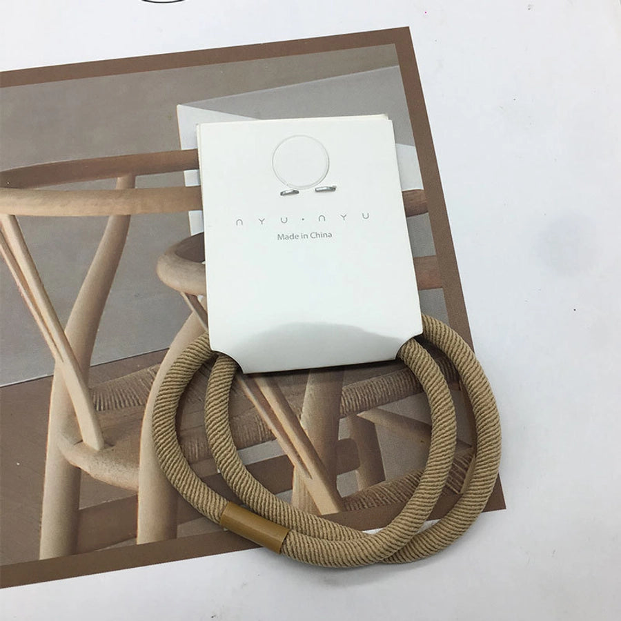 fashion stripe flower cloth hair tie