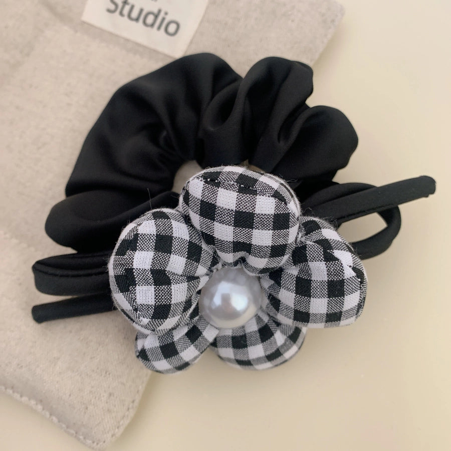 Women's Elegant Simple Style Floral Cloth Hair Clip Hair Tie Hair Claws