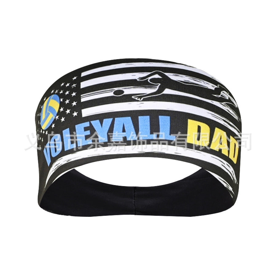 basic plaid polyester patchwork hair band